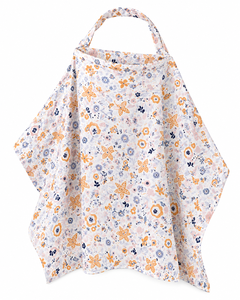Couverture d'allaitement 100 % coton 140 GSM tissée à imprimé floral numérique, personnalisation de marque, vente en gros - Product Image 2
