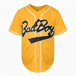 Vente chaude Maillots de baseball personnalisés 100% Polyester Sublimation Imprimé Respirant Séchage rapide Vente en gros Service OEM - Product Image 3