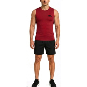 Hot Pick Sleeveless <b>Compression</b> <b>Shirt</b> <b>Men</b> Lightweight Breathable Fit For Sports Activities And Casual Use - Product Image 1
