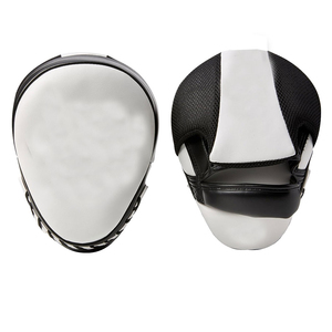 Almohadilla de Boxeo de Material PU, Transpirable y Duradera, Equipo de Entrenamiento para Práctica de Kickboxing, Color Blanco y Negro, para Todas las Estaciones - Product Image 1