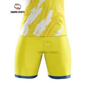 Soccer Uniforms Fully Sublimated Breathable Mesh Football Customize Solid <b>Colour</b> Soccer Jersey Uniform <b>Set</b> - Product Image 4