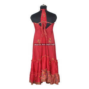 Nouvelles Arrivées Bohème 2026 : Robes en Soie Artistique Bohème Imprimées Florales Taille Unique pour Femmes et Filles – Idéales pour la Plage - Product Image 6