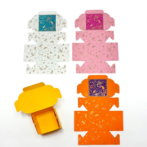 Eco-Friendly <b>Small</b> Party Favor <b>Boxes</b> for Weddings Birthdays & Events-Foldable Handmade Gift Packaging for Candy & Treats - Product Image 1
