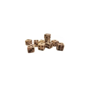 Juego de dados de hueso de búfalo natural, producto hecho a mano, la mejor colección de hueso de búfalo pulido para juegos de mesa, almacenamiento, regalo, uso en fiestas - Product Image 1