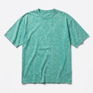 เสื้อยืดคอวีลายสก็อตผู้ชาย 200% GSM แต่งขอบสีเขียว มีกระเป๋าเสื้อ ทรงลำลอง ใส่สบาย แขนสั้น ผ้าฝ้ายกันยับ สำหรับฤดูร้อน - Product Image 3