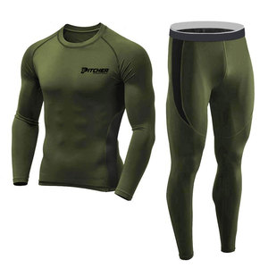 Conjunto de Rashguard de Alta Calidad para Hombre, Transpirable, para Entrenamiento en Gimnasio, Ropa Deportiva - Product Image 1