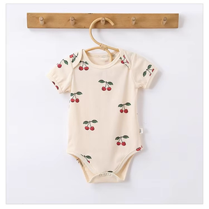 Vêtements pour bébés en coton biologique Combinaison pour nouveau-né Combinaison d'été pour bébé - Product Image 6