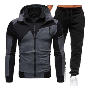 Conjunto Deportivo Casual para Hombre con Cremallera, Ropa Deportiva Personalizada, Chaqueta con Cremallera Completa, Suministro al por Mayor - Product Image 3