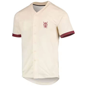 Ropa Deportiva, Jersey de Béisbol Ligero de Color Personalizado, Ropa de Equipo, Nuevo Jersey de Béisbol en Oferta - Product Image 1