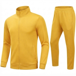 Conjunto Deportivo de Primera Calidad para Hombre, Personalizado, de 2 Piezas, con Cierre Completo, para Invierno, Transpirable, con Cuello Alto, para Correr - Product Image 3