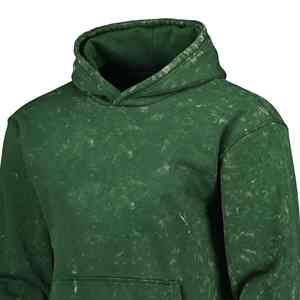 Sweat à capuche personnalisé pour homme, effet délavé, avec broderie et impression, en coton épais 100%, idéal pour l'hiver - Product Image 5