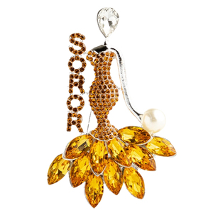 Broche Soror, Pin de Solapa de Moda, Joyería Elegante y Distintiva, Accesorio Decorativo, Pin para Ropa, Regalo, Broche Personalizado, Venta al por Mayor, OEM, ODM - Product Image 5