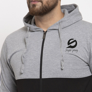Conjunto de Chándal de Invierno para Hombre con Capucha, Diseño Personalizado, de Algodón Ecológico, con Cierre de Cremallera Completa, Estilo Urbano - Product Image 5