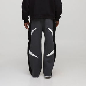 กางเกงขายาวทรงตรงผ้าเฟรนช์เทอร์รี่คุณภาพสูงพร้อมโลโก้สั่งทำ ผ้าฝ้ายแท้ 100% กางเกงวอร์มสำหรับฤดูหนาว กางเกงกีฬาสำหรับผู้ชาย - Product Image 3