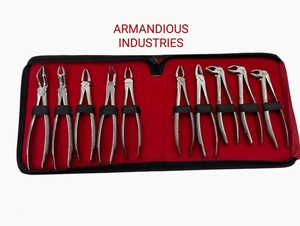 High Quality Reusable Stainless Steel <b>Cow</b> Horn Forceps for Lower Molar Dental Extraction in Large Animal by ARMANDIOUS - Product Image 1