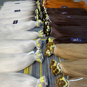 Cheveux humains blonds en gros, 100% naturels, cheveux vietnamiens bruts, qualité supérieure, cheveux vierges, super double drawn, logo personnalisé - Product Image 4