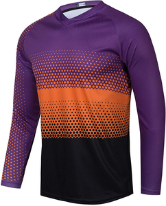 Combinaison de moto tout-terrain pour homme, polyvalente et élégante, à manches longues, respirante, absorbant la transpiration, % polyester - Product Image 3