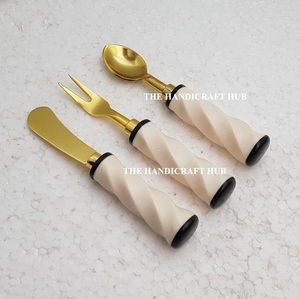 Premium Design <b>Cheese</b> <b>Set</b> Kitchen Utensil Cutlery <b>Set</b> Stainless Steel <b>Cheese</b> <b>Set</b> Wood Resin Handle At Factory Wholesale Price - Product Image 3