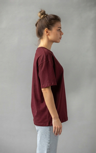 T-shirts surdimensionnés personnalisés avec logo OEM pour hommes, manches courtes, 100% coton, coupe ample, col rond, respirants, t-shirts de jogging pour hommes - Product Image 4