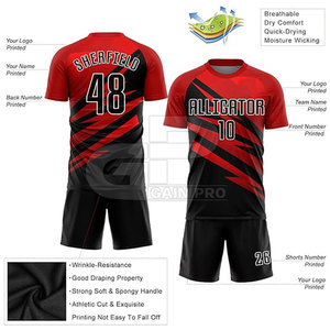 Tenue de football de style équipe, tissu doux et respirant, adapté aux entraînements, aux matchs et aux activités sportives quotidiennes - Product Image 3