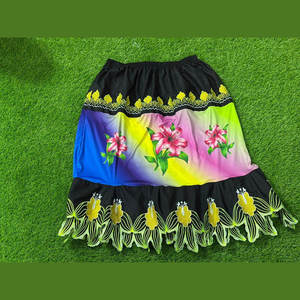 Embroidery Women's Traditional Style Polyester Summer Wear Casual Micronesian Polynesian Skirts High Quality <b>Top</b> Selling - Product Image 2