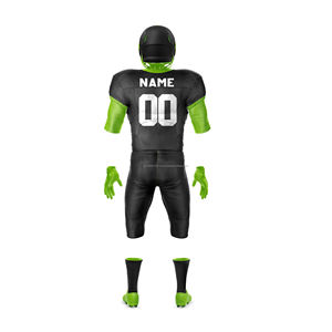 Nouveau maillot de football américain personnalisé de conception haut de gamme, respirant, vêtements d'équipe avec manches longues, ensembles uniformes imprimés, logo de couleur personnalisé - Product Image 2