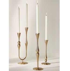 <b>Leaf</b> Design Mini Candle Holders For Wedding Dining Table Centerpiece Home Decor Classic Design Candle Stand - Product Image 4