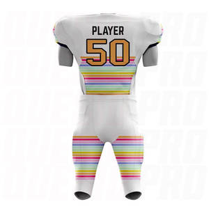 Jersey de Fútbol Americano de Alta Demanda a Precio de Mayoreo, Transpirable, Antibacterial, Diseño Personalizado, Uniforme de Fútbol Americano al por Mayor - Product Image 3