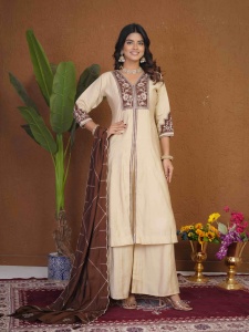 Kurti Anarkali en soie romaine - Product Image 5