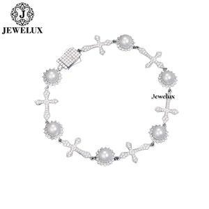 Bracelet tennis en moissanite très demandé pour unisexe avec pierres taillées de haute clarté, disponible en argent, or ou plaqué argent, prix export - Product Image 1