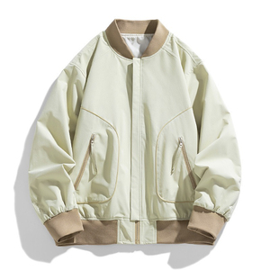 Unisex Custom Logo Hooded <b>Fleece</b> Bomber Jacket OEM ODM Private Label Wholesale Manufacturer Polyester/Cotton - Product Image 5
