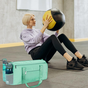 SBA-001 Canvas Sports Gym Handbag Waterproof Fitness Training <b>Bag</b> Dry <b>Wet</b> <b>Swimming</b> Tote Shoes Pocket Travel Luggage Shoulder - Product Image 5