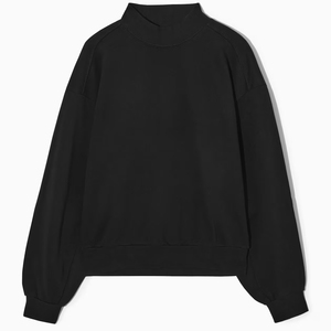 Chemise décontractée basique à manches longues et col roulé pour femme - Product Image 1
