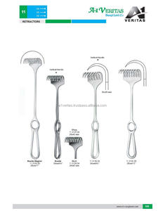 Retracteur Koerte manuel personnalisé OEM, aiguisé et non aiguisé, 24 cm, A-1 VERITAS, Instruments chirurgicaux de base |   Réutilisable - Product Image 6