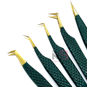 Pinzas para Pestañas Postizas, Herramienta Profesional para Principiantes, Pinzas para Pestañas de Acero Inoxidable, Herramientas de Belleza - Product Image 5