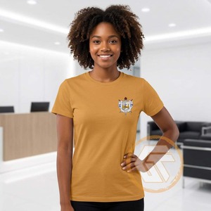 เสื้อยืดชมรมหญิง GREEK TREASURES Sigma Gamma Rho ขายส่ง ผ้าฝ้ายเจอร์ซีย์ 100% คอกลม ปักลาย สำหรับฤดูร้อน - Product Image 4