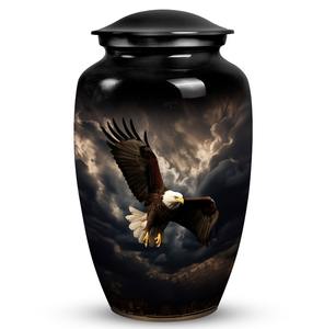 Urna funeraria Eagle para guardar cenizas humanas, urna conmemorativa clásica, recuerdo decorativo, tributo, memoria. - Product Image 1