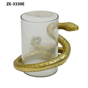 Support à bougies en fer doré de qualité supérieure pour salle à manger de luxe, bougeoir en métal pour décoration de table de cuisine de ferme, grand grossiste - Product Image 1