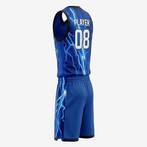 Custom Top Quality Printed Logo Name <b>Men</b> Youth Jerseys Basketball Uniforms Factory Wholesale Basketball Uniforms Sports Suit - Product Image 3