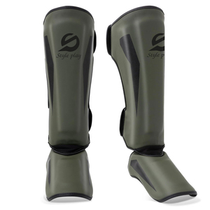 Protectores de Espinilleras para Muay Thai y Kick Boxing al por Mayor, con Logotipo Personalizado, Material de Alta Calidad - Product Image 3