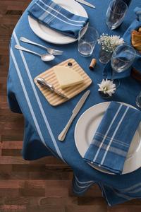 Modern Solid Woven American Style Cotton <b>Table</b> <b>Runner</b> in Green Blue Gray Eco-Friendly Washable Machine Wash - Product Image 6