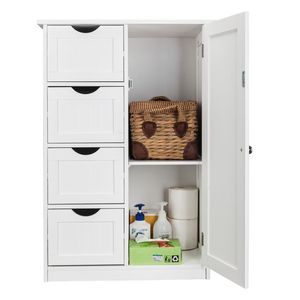 Armadio da bagno leggero di alta qualità impermeabile facile da spostare elegante Design pratico offre ampio spazio per - Product Image 3