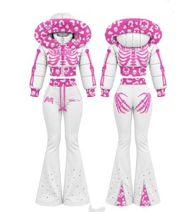 Custom Tall Girl Friendly Velvet Tracksuit Zip up Jacket <b>Sweatpants</b> With Stripes <b>Women</b> Loungewear Two Piece Set <b>Women</b> Clothing - Product Image 2