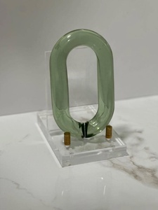 Sculpture artistique en résine, forme irrégulière, multicolore, pièce d'art moderne, décoration d'intérieur, artisanale, imperméable, faite à la main - Product Image 3