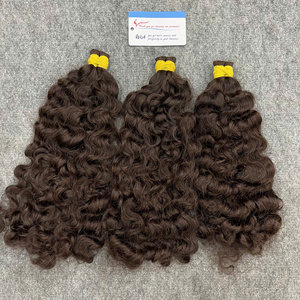 Produit phare : Extensions de cheveux bouclés birmanes à la vapeur, lot de cheveux vierges 100 % humains vietnamiens, double épaisseur, diverses couleurs - Product Image 6