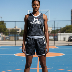 Ensemble short et maillot de basket sublimé, couleur et taille personnalisées, tailles plus, uniformes de basket pour équipes professionnelles - Product Image 6