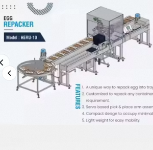 Reempaquetadora Neumática Automática Industrial de Huevos, Motor MOI ENGINEERING 5850W, 220V, para Cartones de Plástico, Papel y Latas, Polvo Multicolor, Fácil de Usar - Product Image 2