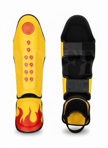 Protège-tibias de Muay Thai pour adultes, nouveau design, pour compétition, entraînement et sparring, protection des jambes pour le punch, le kickboxing et le MMA - Product Image 4