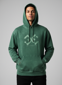 Sudadera con capucha personalizada para hombre, de corte holgado, de tejido grueso, estilo vintage desgastado, de forro polar, con hombros caídos, tipo jersey, estilo streetwear - Product Image 5