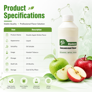 Double Apple <strong>Flavor</strong> <strong>Concentrate</strong> Fresh Fruit Aroma High Concentrated Premium Tobacco <strong>Flavor</strong> Solution for <strong>Shisha</strong> - Product Image 2